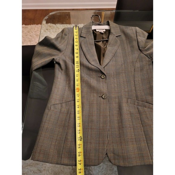 Pendleton Women's Multicolor Wool Single Breasted Two Buttons Fitted Blazer 10 - Picture 12 of 12